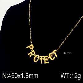 SS Gold-Plating Necklace