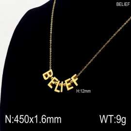 SS Gold-Plating Necklace