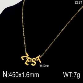 SS Gold-Plating Necklace