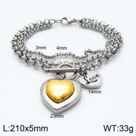 Stainless Steel Gold-plating Bracelet