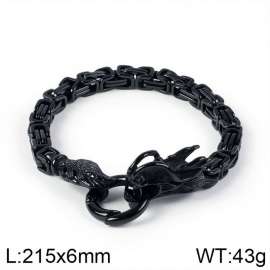 Stainless Steel Black-plating Bracelet