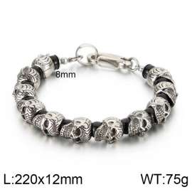 Stainless Skull Bracelet