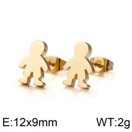 SS Gold-Plating Earring