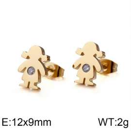 SS Gold-Plating Earring