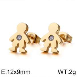 SS Gold-Plating Earring