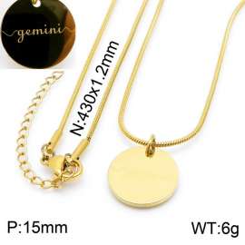 SS Gold-Plating Necklace