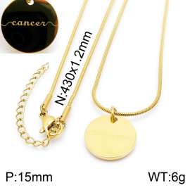 SS Gold-Plating Necklace