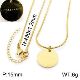 SS Gold-Plating Necklace