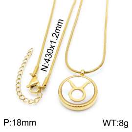 SS Gold-Plating Necklace