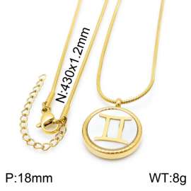 SS Gold-Plating Necklace