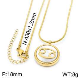 SS Gold-Plating Necklace