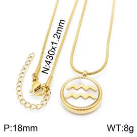 SS Gold-Plating Necklace