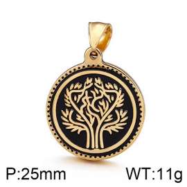 Stainless Steel Gold-plating Pendant