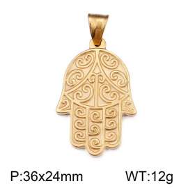 Stainless Steel Gold-plating Pendant