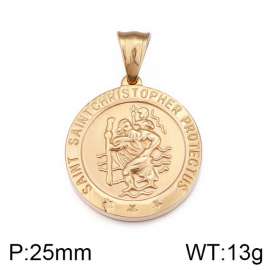 Stainless Steel Gold-plating Pendant