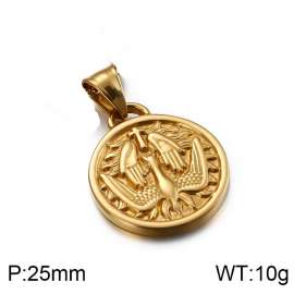 Stainless Steel Gold-plating Pendant