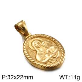 Stainless Steel Gold-plating Pendant