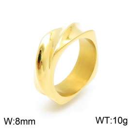 Stainless Steel Gold-plating Ring