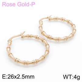 SS Rose Gold-Plating Earring