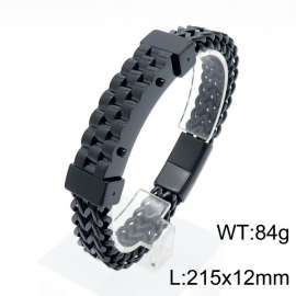 Stainless Steel Black-plating Bracelet