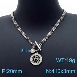 Stainless Steel Stone Necklace