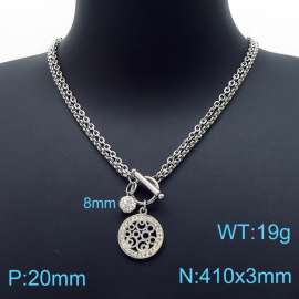 Stainless Steel Stone Necklace