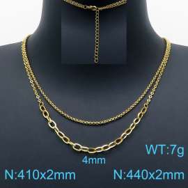 SS Gold-Plating Necklace