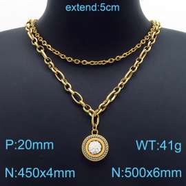 SS Gold-Plating Necklace