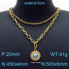 SS Gold-Plating Necklace