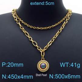 SS Gold-Plating Necklace