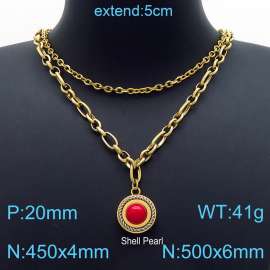 SS Gold-Plating Necklace