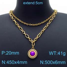 SS Gold-Plating Necklace