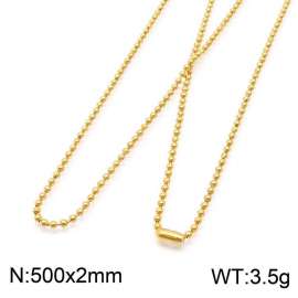 SS Gold-Plating Necklace