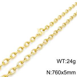 SS Gold-Plating Necklace