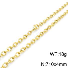 SS Gold-Plating Necklace