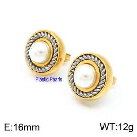 SS Gold-Plating Earring