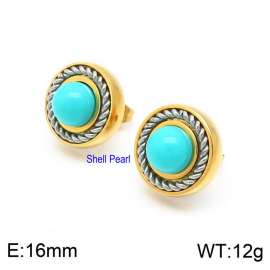 SS Gold-Plating Earring