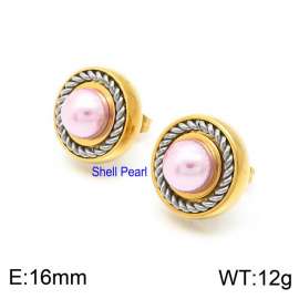 SS Gold-Plating Earring