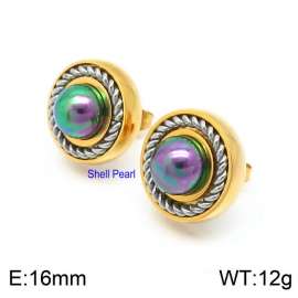 SS Gold-Plating Earring