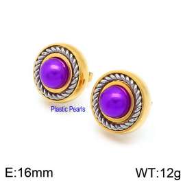 SS Gold-Plating Earring