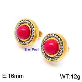 SS Gold-Plating Earring