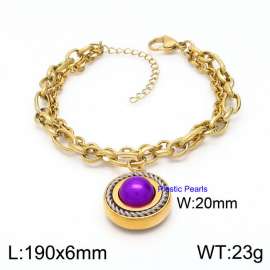 Stainless Steel Gold-plating Bracelet