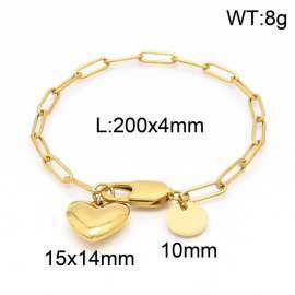 Stainless Steel Gold-plating Bracelet