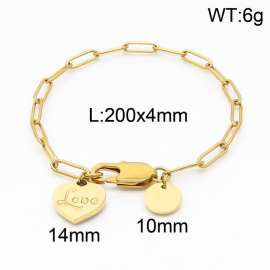 Stainless Steel Gold-plating Bracelet