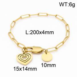 Stainless Steel Gold-plating Bracelet