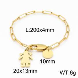 Stainless Steel Gold-plating Bracelet