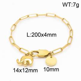 Stainless Steel Gold-plating Bracelet