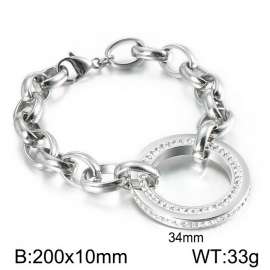 Stainless Steel Stone Bracelet