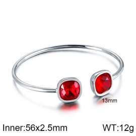 Stainless Steel Stone Bangle