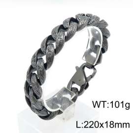 Stainless Steel Black-plating Bracelet